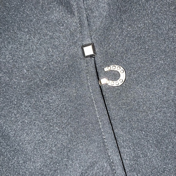 Ariat Size XL Black Jacket Zip Up w/Zebra Print
Micro Fleece Lining Soft Shell - Picture 9 of 14